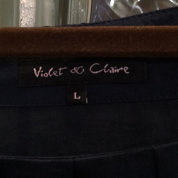 Violet & Claire blouses (2) dark blue and orange - Picture 5 of 6